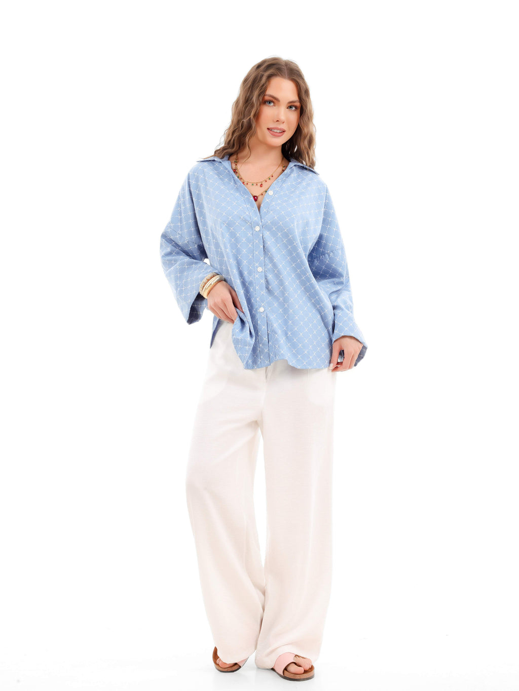 Oversized Denim Shirt