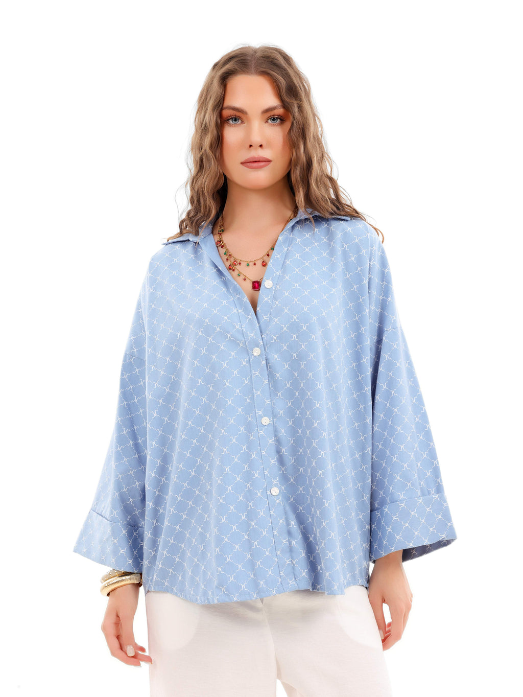 Oversized Denim Shirt