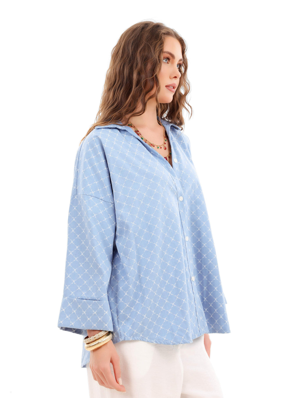 Oversized Denim Shirt