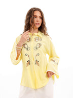 Embroidered Soft Linen Shirt