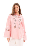 Embroidered Soft Linen Shirt