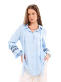 Embroidered Soft Linen Shirt