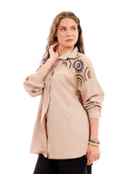 Embroidered Soft Linen Shirt