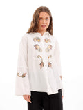 Embroidered Soft Linen Shirt
